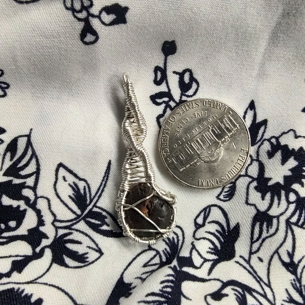 Ammonite pendant handmade